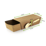 Sleeve for Kraft Snack Tray 210SNAK2 L:7.4in H:3.3in W:2in - 300 pcs Sleeve for Kraft Snack Tray 210SNAK2 L:7.4in H:3.3in W:2in - 300 pcs